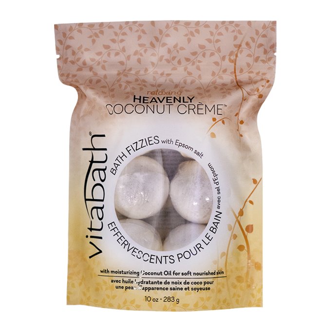 Vitabath Heavenly Coconut Creme Bath Fizzies(10 oz) Thumbnail