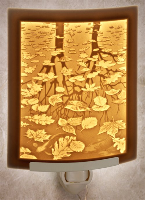 Still Reflections Night Light by The Porcelain Garden Thumbnail