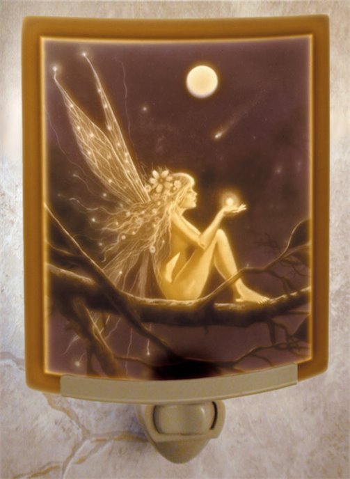 Catch a Falling Star Colored Night Light by The Porcelain Garden Thumbnail