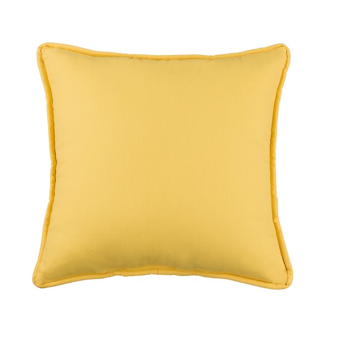 West Bay Solid Square Pillow - Yellow Thumbnail