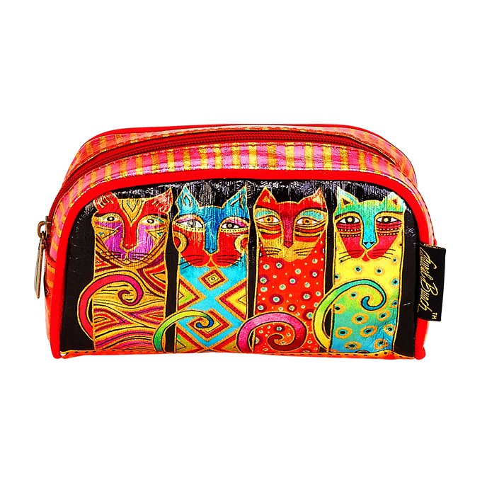 Laurel Burch Feline Foil Cosmetic Case 04 Thumbnail