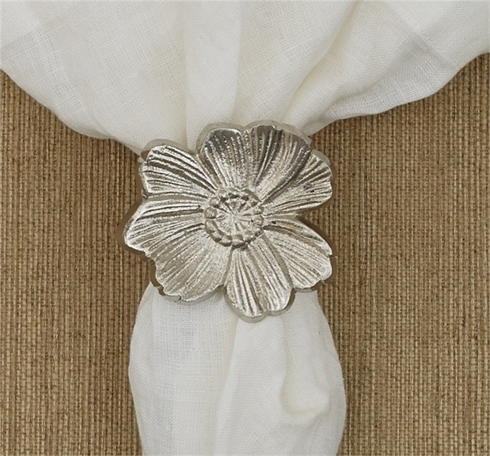 Metal Flower Napkin Ring Thumbnail