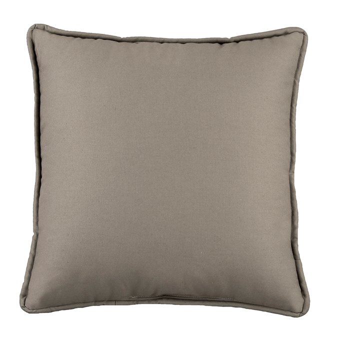 Belmont Metal Gray Square Pillow Thumbnail