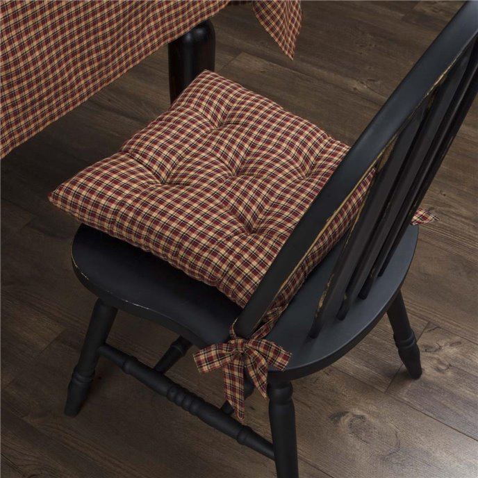 Patriotic Patch Plaid Chair Pad Thumbnail