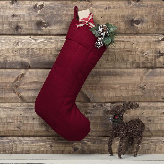 Red Felt Stocking 12x20 Thumbnail