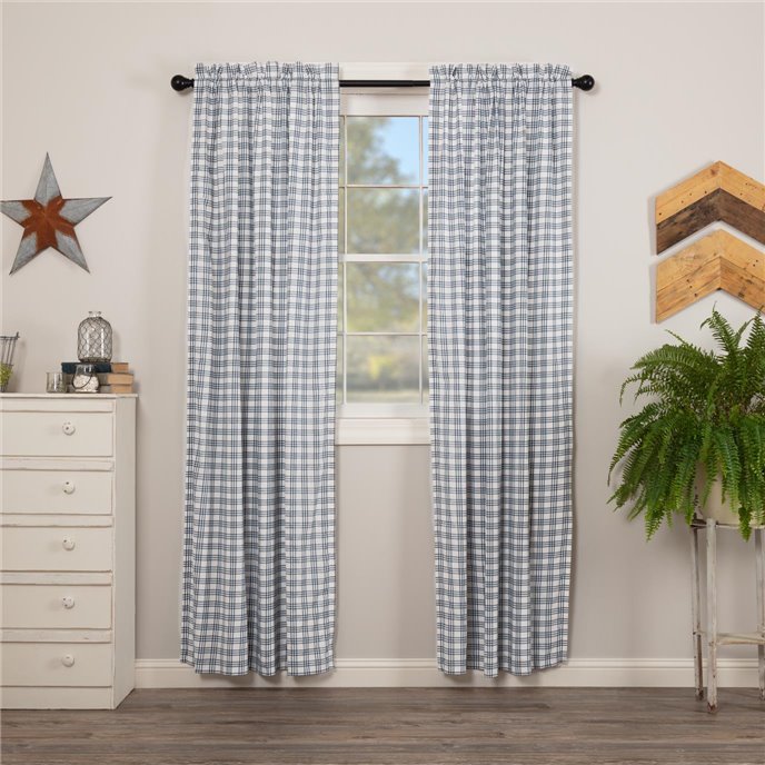 Sawyer Mill Blue Plaid Panel Set of 2 84x40 Thumbnail