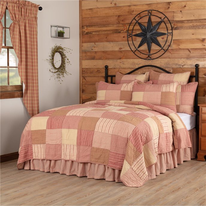 Sawyer Mill Red Twin Quilt 68Wx86L Thumbnail