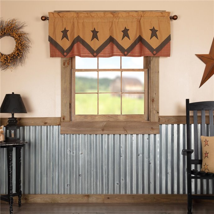 Stratton Primitive Star Valance Layered 20x60 Thumbnail