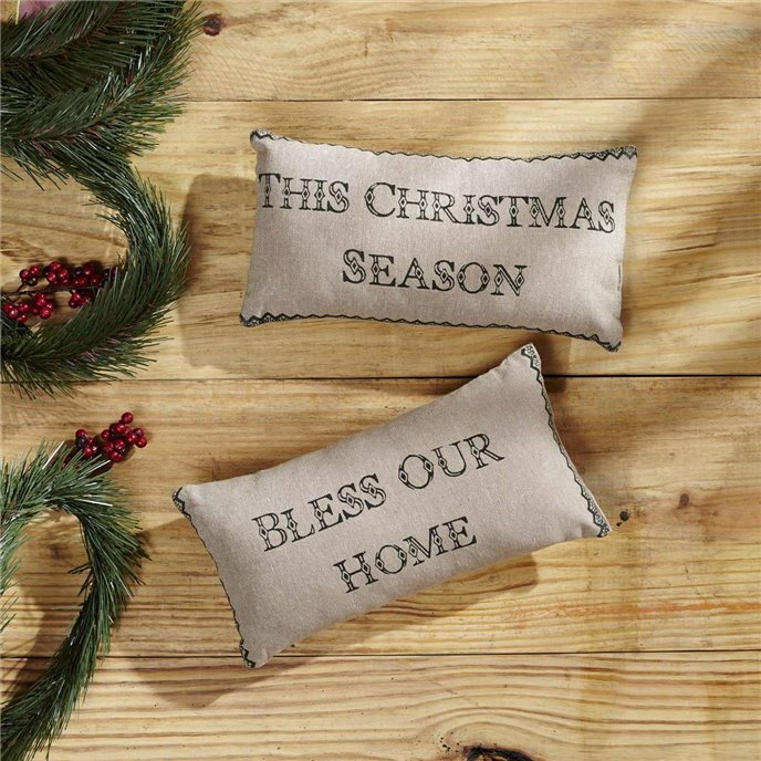 Timberland Christmas Pillow Set of 2 7x13 Thumbnail