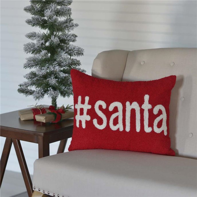 #Santa Pillow 14x18 Thumbnail