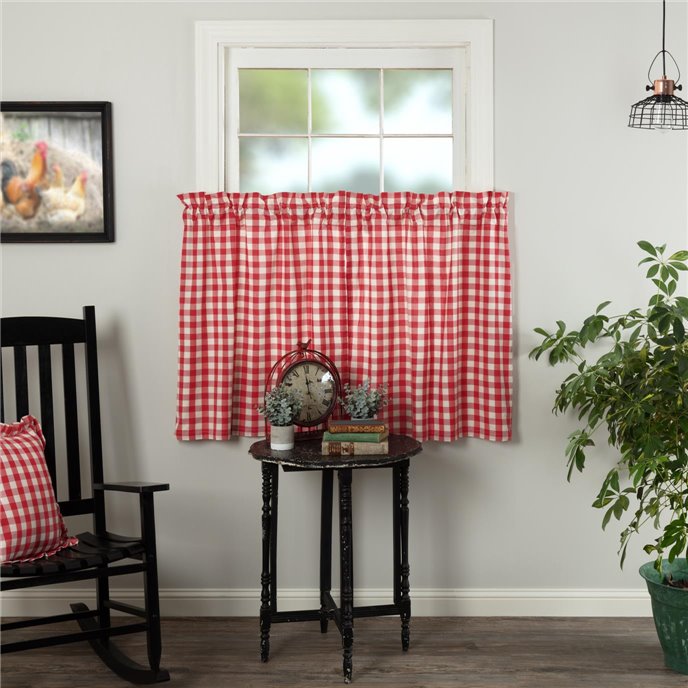 Annie Buffalo Red Check Tier Set of 2 L36xW36 Thumbnail
