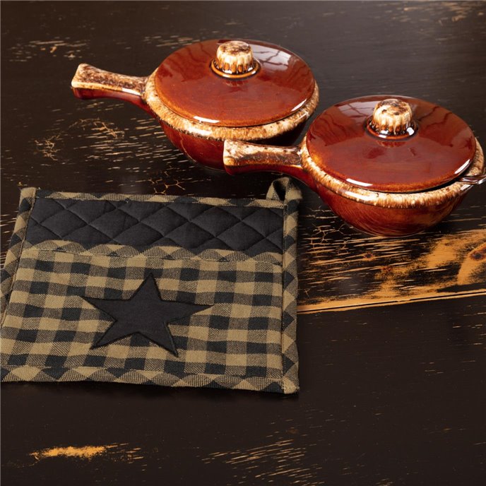 Black Star Pot Holder 8x8 Thumbnail