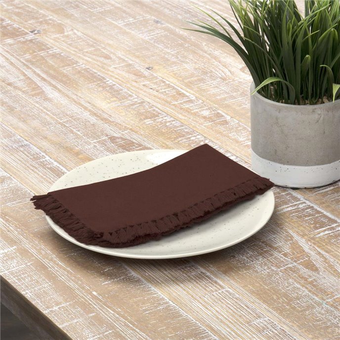 Cassidy Burgundy Napkin Set of 6 18x18 Thumbnail