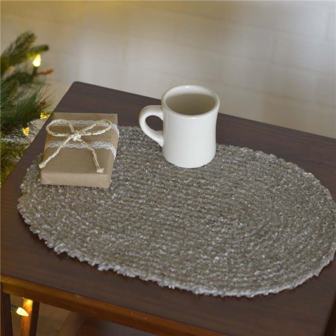 Dyani Silver Placemat Set of 6 12x18 Thumbnail