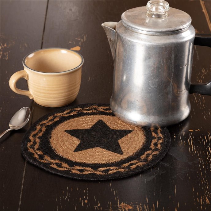 Farmhouse Jute Trivet Stencil Star 8 Thumbnail