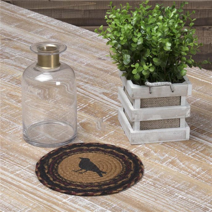 Heritage Farms Crow Jute Trivet 8 Thumbnail