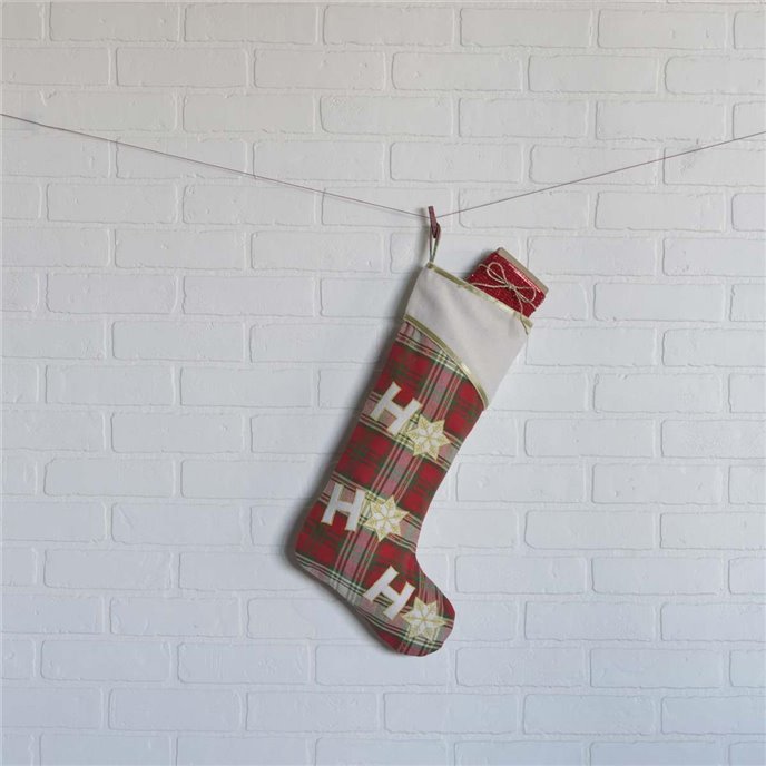 HO HO Holiday Stocking 11x20 Thumbnail