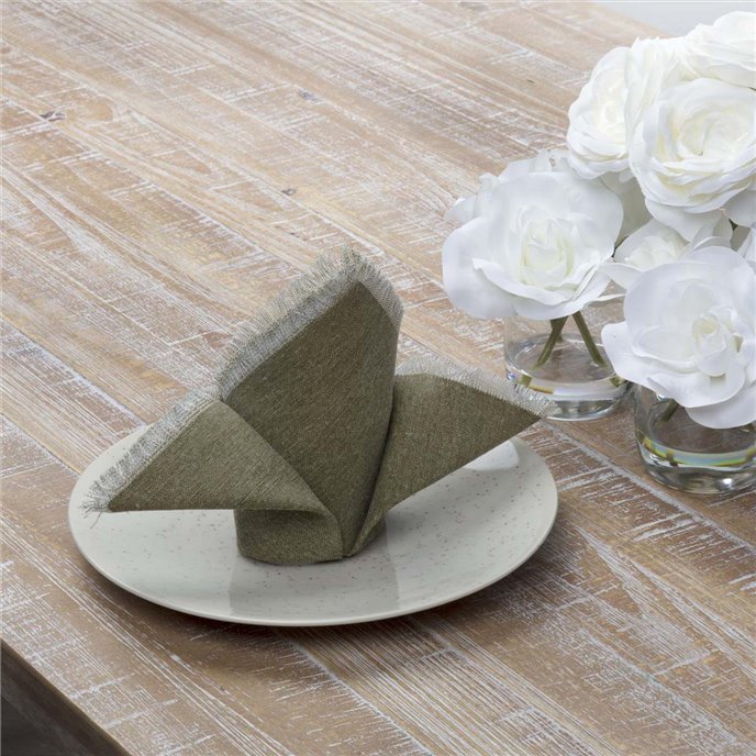 Jade Olive Napkin Set of 6 18x18 Thumbnail