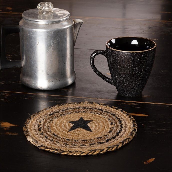 Kettle Grove Jute Trivet Stencil Star 8 Thumbnail