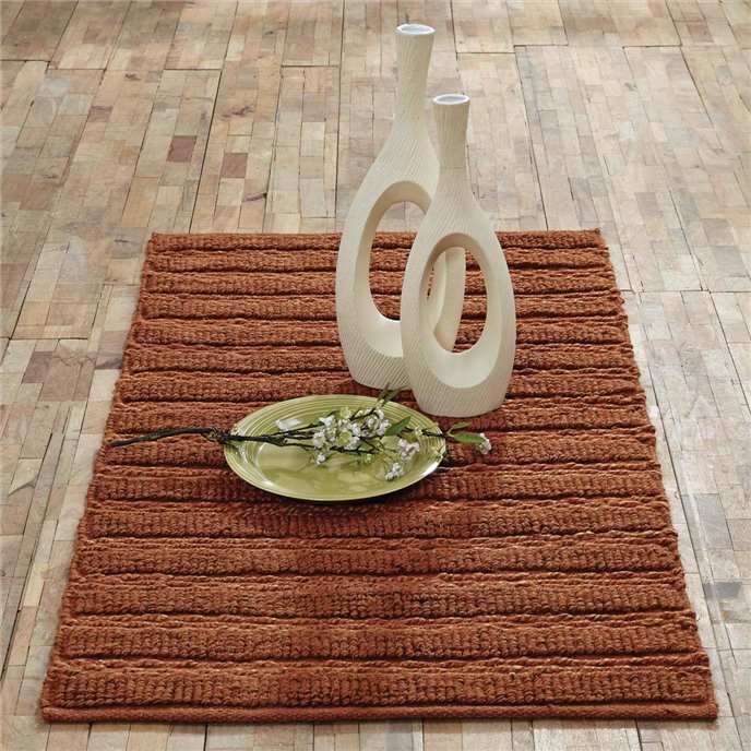 Laila Amber Jute Rug 27x48 Thumbnail