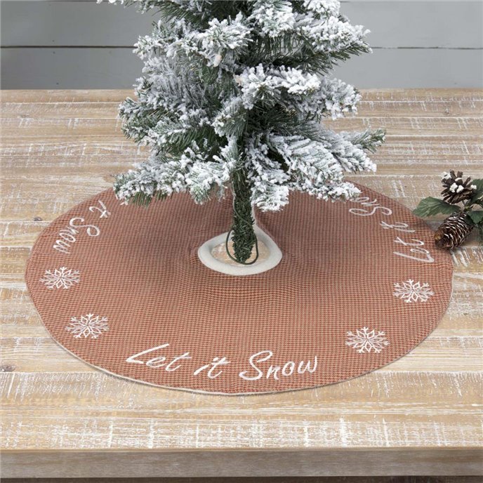 Let It Snow Mini Tree Skirt 21 Thumbnail