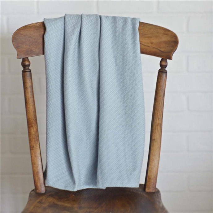 Medium Blue Baby Blanket 48x36 Thumbnail