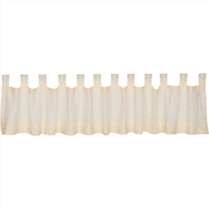 Willow Creme Tab Top Valance 16x90 Thumbnail