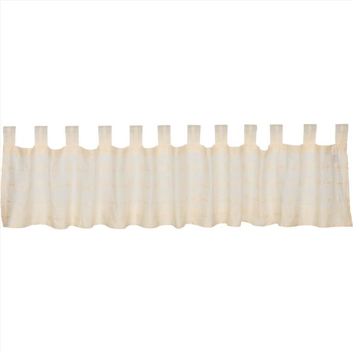 Willow Creme Tab Top Valance 16x90 Thumbnail