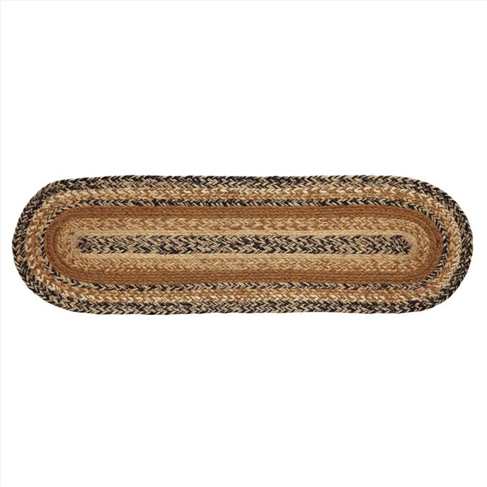 Kettle Grove Jute Stair Tread Oval Latex 8.5x27 Thumbnail