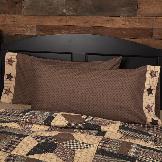 Bingham Star King Pillow Case Set of 2 21x40 Thumbnail