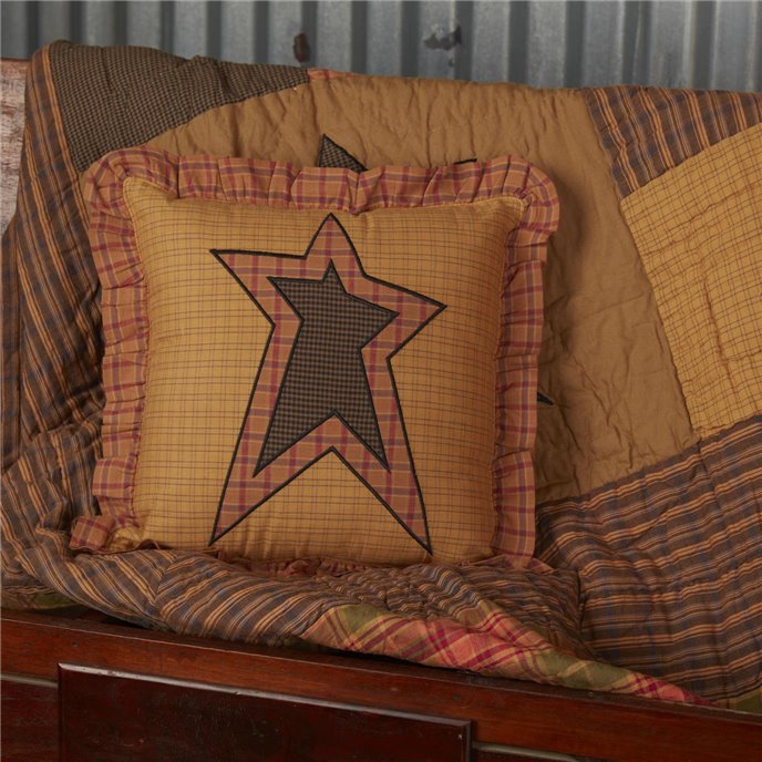 Stratton Applique Star Pillow 12x12 Thumbnail