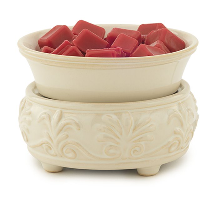 Sandstone Fleur de LIs 2-In-1 Classic Wax Warmer Thumbnail