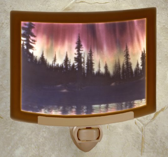 Northern Lights Colored Night Light by The Porcelain Garden Thumbnail
