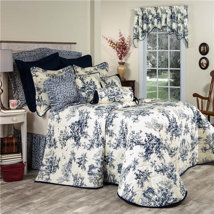 Bouvier Blue Twin Bedspread Thumbnail