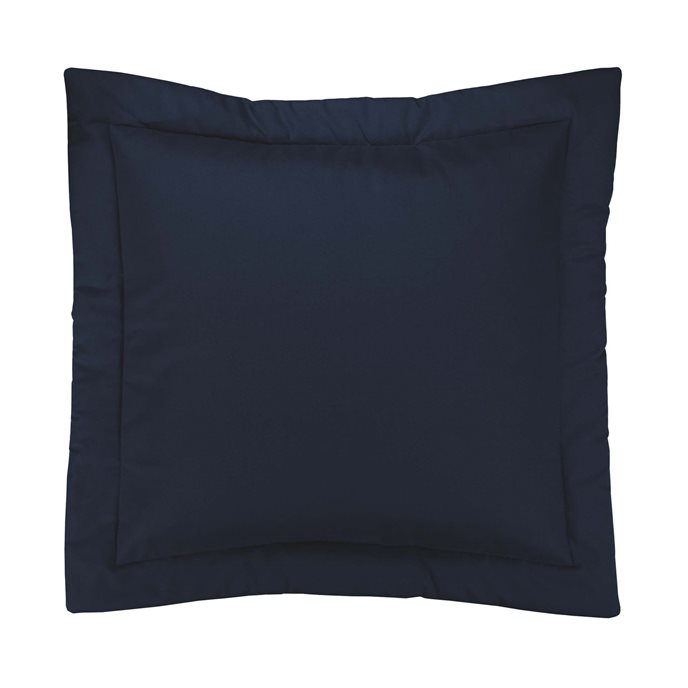 Bouvier Blue Solid Navy European Sham Thumbnail