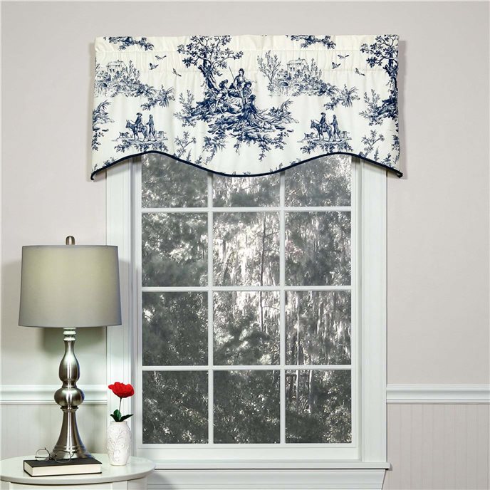 Bouvier Blue Winston Valance - Toile Thumbnail