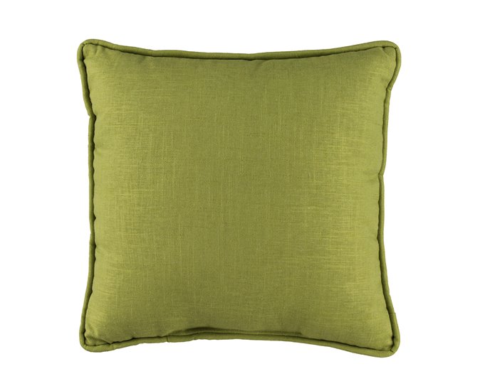 Luxuriance Green Square Pillow Thumbnail
