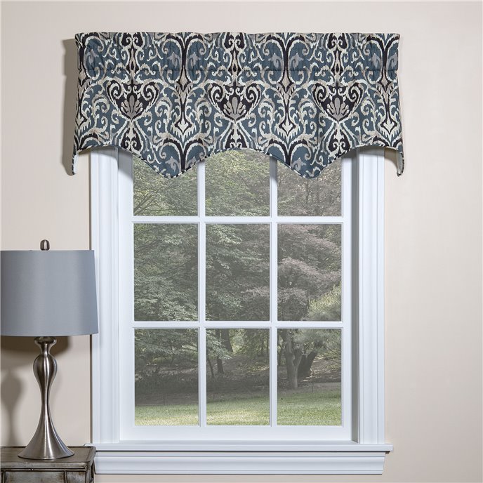 Midnight Ikat Empress Filler Valance Thumbnail