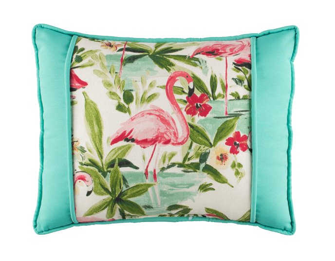 Floridian Flamingo Large Breakfast Pillow Thumbnail