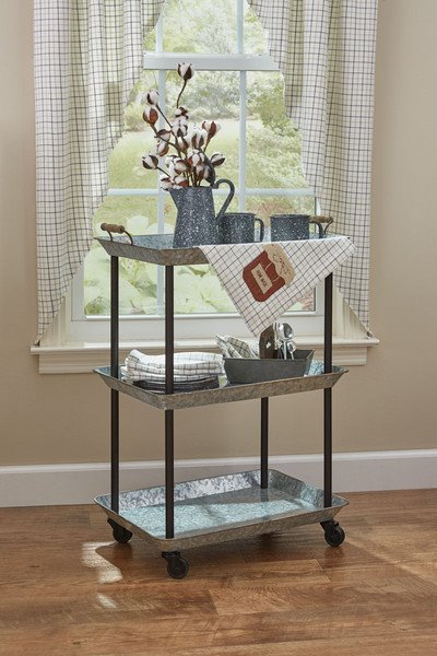 Galvanized Utility Cart Thumbnail