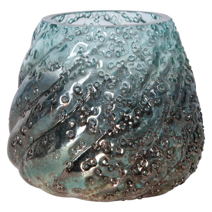 Aqua Hombre Glass Tealight Holder Thumbnail