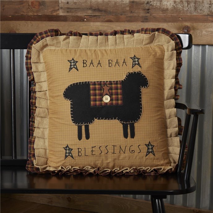 Heritage Farms Baa Baa Blessings Pillow 18x18 Thumbnail