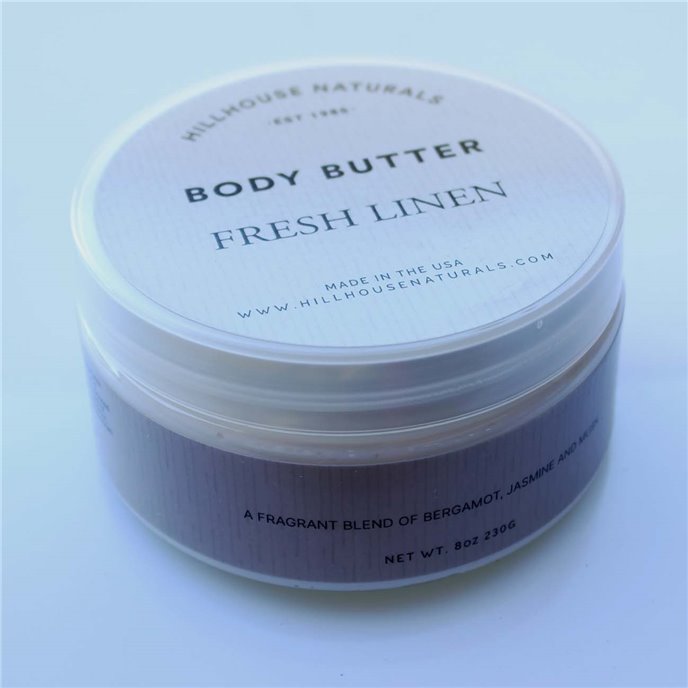 Fresh Linen Body Butter 8oz by Hillhouse Naturals Thumbnail