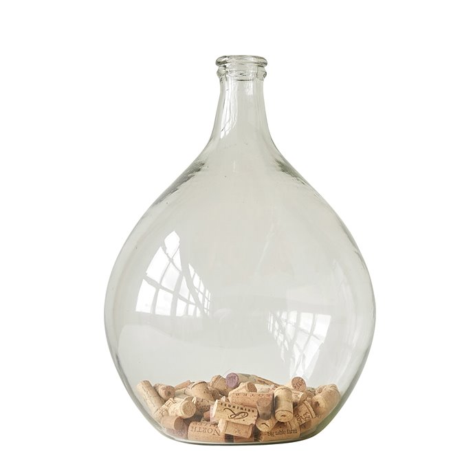 Clear Decorative Glass Bottle Thumbnail