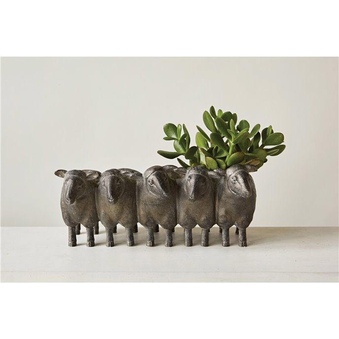 full size resin garden sheep