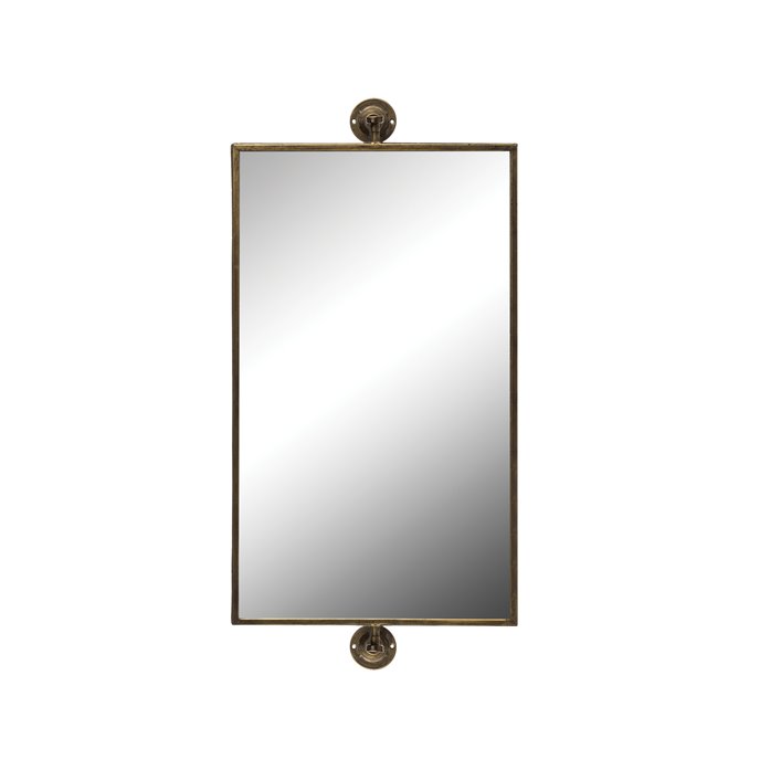 26.5"H Metal Swivel Wall Mirror (Hangs Vertical or Horizontal) Thumbnail
