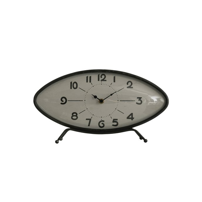 Metal Retro Oval Mantel Clock Thumbnail