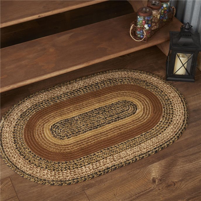 Kettle Grove Jute Rug Oval 24x36 Thumbnail