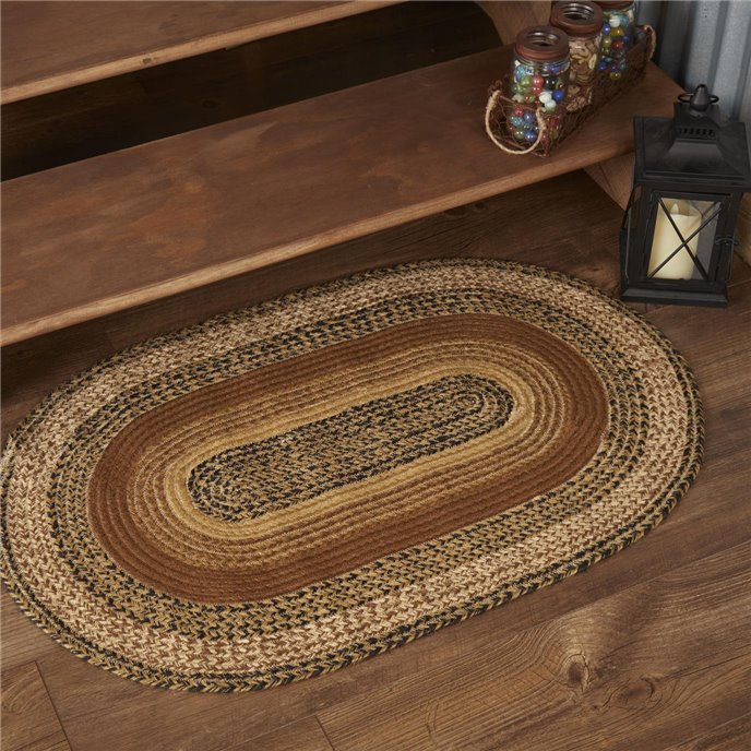 Kettle Grove Jute Rug Oval 24x36 Thumbnail