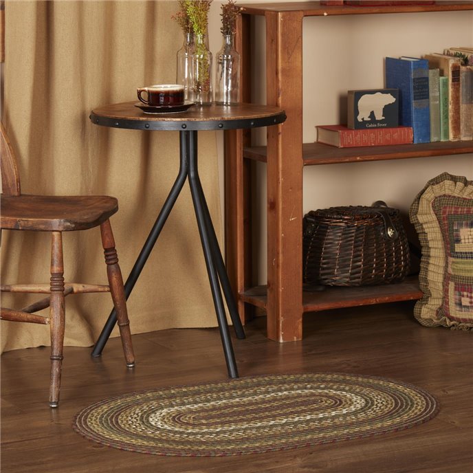 Tea Cabin Jute Rug Oval 24x36 Thumbnail